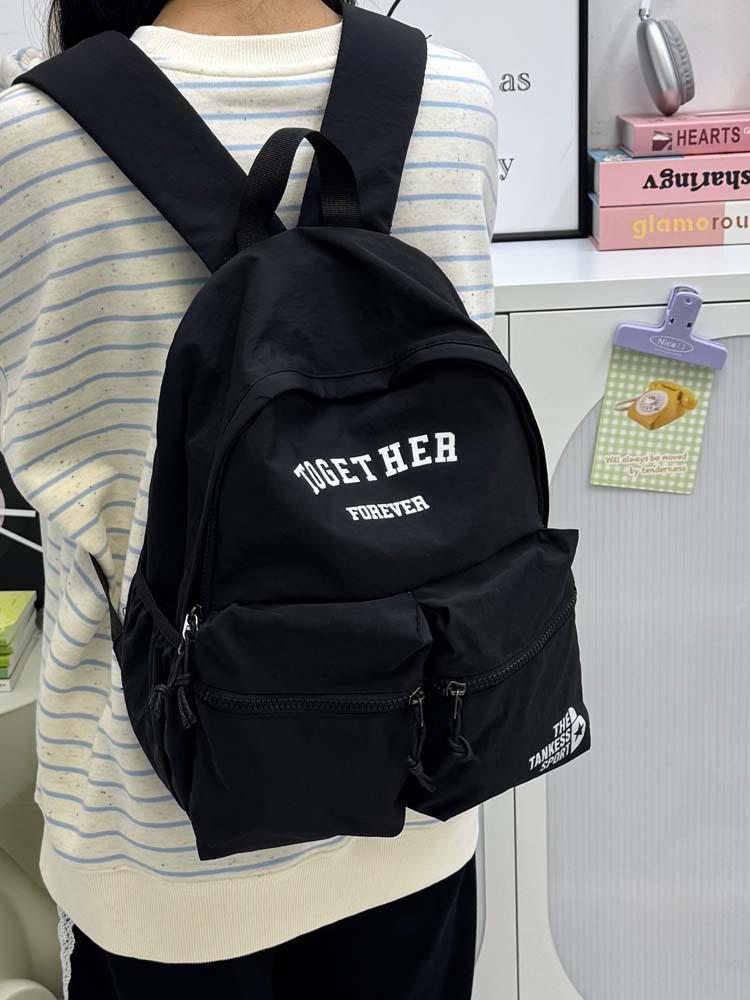 Schoolbag Boys Backpack Lightweight Outdoor School Bag Splicing Contrasting Color Primary School Students Grades 1-1 Large Capacity Children's