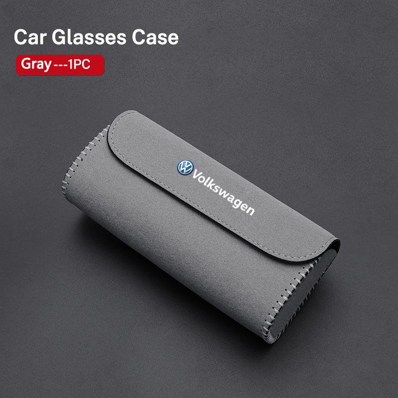 For VOLKSWAGEN VW Car Glasses Case Auto Sun Visor Glasses Clip Card Ticket Holder Multi-Function Holder For VW Volkswagen Golf P