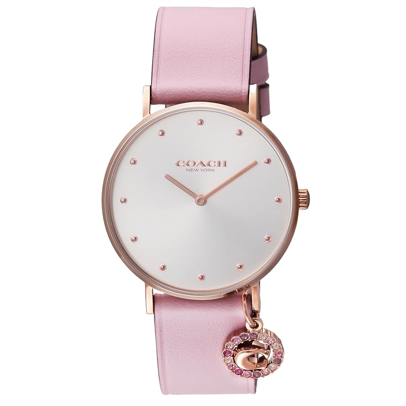

[coach] watch PERRY perry silver dial stainless steel mineral glass quartz Daily life waterproof 36MM Watch 14503884 ladies pink [product]