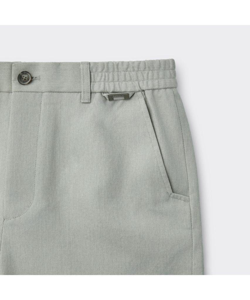 Keoseuuteommellou Gray Straight Fit Cotton Pants Cwpas26111Gyl