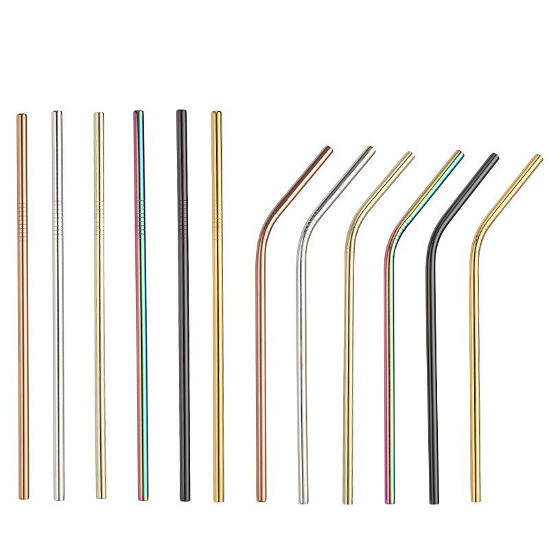 Reusable Tubes Metal Drinking Straws Straw Multi-time Straw Stanley Cup 304 Stainless Steel Straws XG002