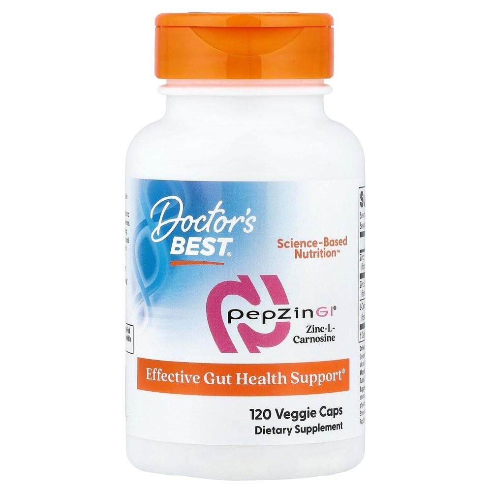 PepZin DRB00136 Doctors Zinc L-Carnosine GI Veg Capsules 120 Tablets 1 pcs