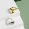 Minimalist Cool Smooth Open Ring For Women Adjustable Temperament Finger Ring Simple Fashion Jewelry