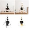 Fashionable Essential Oil Warmer with Iron Frame Scented Candle Holder for Bedrooms and Living Room