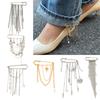 Lightweight Portable Metal Chain Tassels Brooch Comfortable For Daily Wear Easy To Carry On Clothing Without Burden