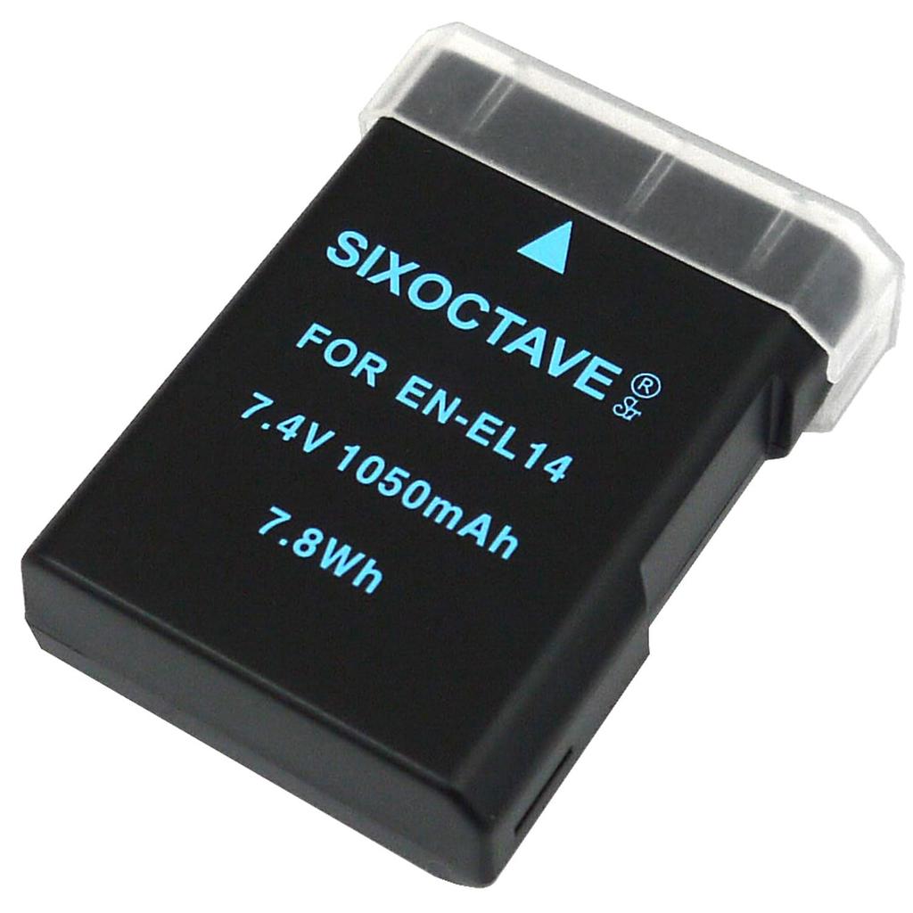 SIXOCTAVE Zwei kompatible Ladegeräte und ein schnelles kompatibles USB-Ladegerät für Nikon 3-teiliges Set EN-EL14/EN-EL14a MH-24/MH-24a Zweikanal