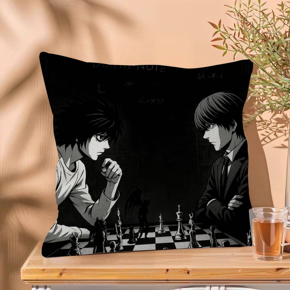 1PC Aanime Death Note  Cushion Cover Car Throw Pillow Case For Sofa Car Christmas Gift