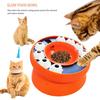 Smart Cat Puzzle Toy, Slow Feeder Bowl with Stand, Non-Slip Dog & Cat Food Dispenser, Compatible with Small Pets