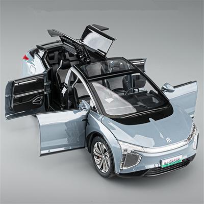 Yeni 1:24 HiPhi X SUV Alaşımlı Yeni Enerji Araç Modeli Pres Döküm Metal Elektrikli Akıllı Trafik Araba Modeli Ses ve Işık Çocuk Oyuncağı Hediye