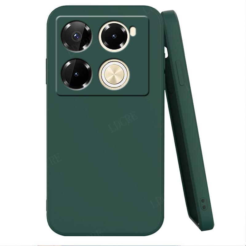 

Для Infinix Note 40 Pro Чехол Infinix Note 40 Pro Capas Противоударный квадратный жидкий силиконовый мягкий чехол Infinix Note 40 Pro Infinix Note 40 Pro