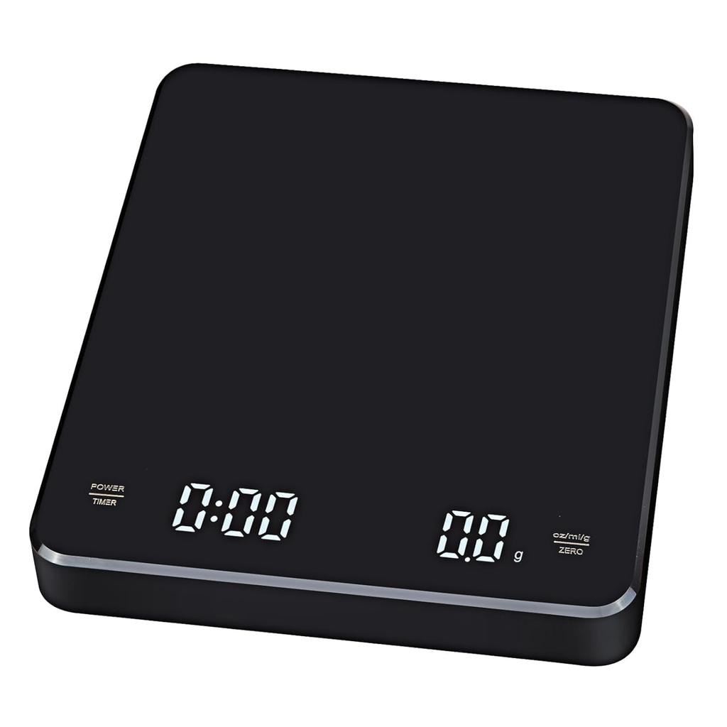 Digital Coffee Scale with Timer,Espresso Scale,Type-C Recharge Coffee Scale for Pour Over and Drip Coffee, 3kg/0.1g Espresso Scale with Tare