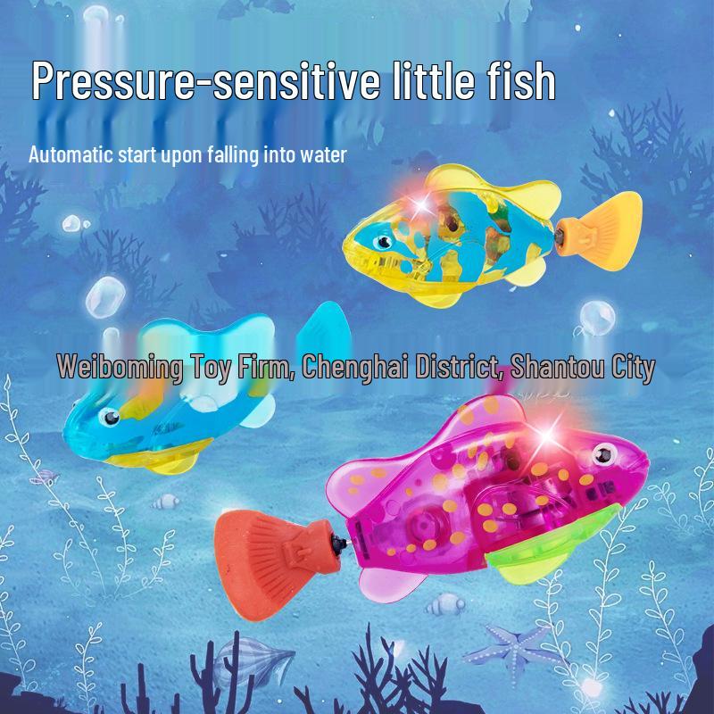 Electric Flashing Sensory Fish: Light-Up Swimming Pet for Babies – 8 Fish Types