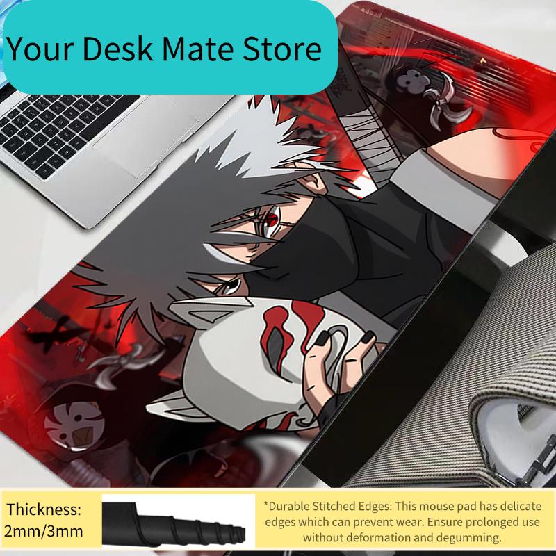Mouse Pad Naruto xcm Gaming Large Dywan Gamer Keyboard Pad Extended Desk Mat Table Carpet Locking Edge Mousepad For Computer