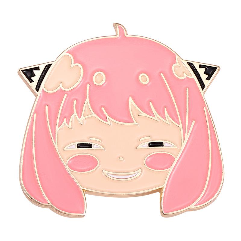 

Stylish Anime Alloy Character Pin Anya Blair Twilight Metal Brooch For Unique Enthusiasts Fashion