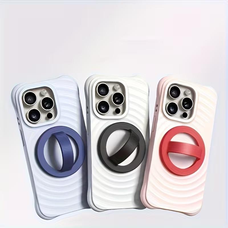 Universal Magnetic Ring for All Phones. Includes Plate, Waterproof & Detachable. Secure Anti-Slip Anti-Drop Grip.