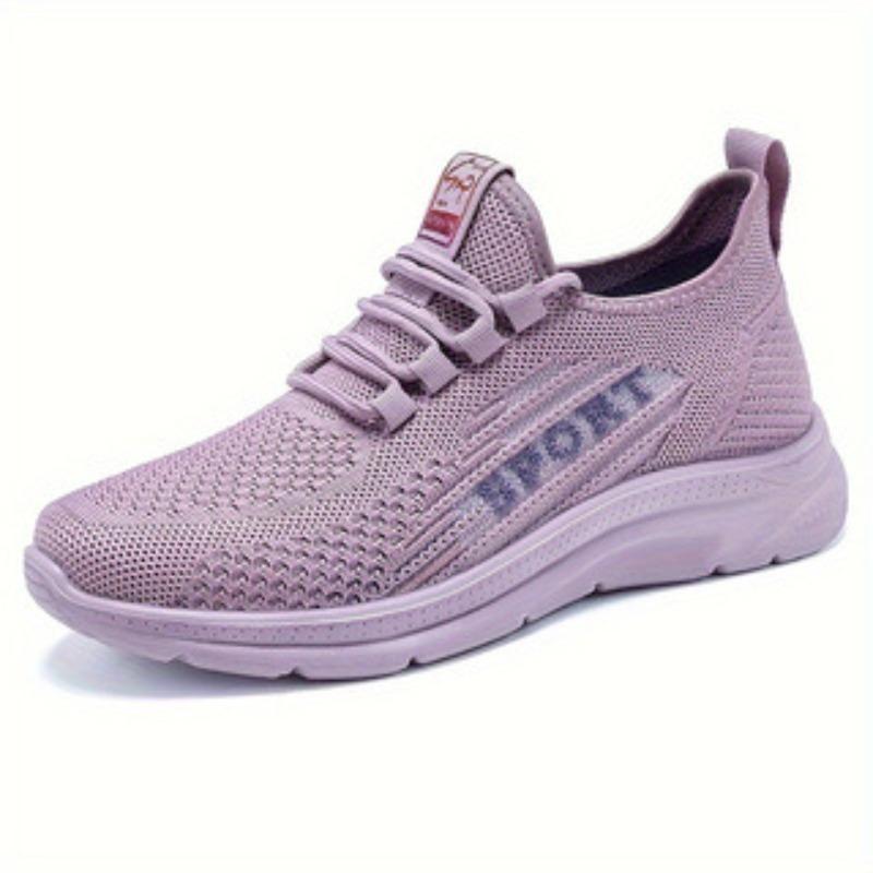 

Women s Plus Size Knit Mesh Casual Sneakers, Lightweight Breathable Sport Shoes 41