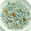 Myanmar A-Grade Three-Color Jadeite Gourd Beads for DIY Jade Ornaments.