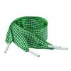 Colorful Checkered Shoe Laces Wide Flat Polyester Shoelaces Sneakers Laces Replacement For Adult Footwear Decoration