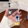 Custodia Per Cubot A10 Custodia Estetica Moda Gatto Carino Astronauta Trasparente Morbido TPU Custodia per Telefono Per CubotA10 Cover Guscio in Silicone