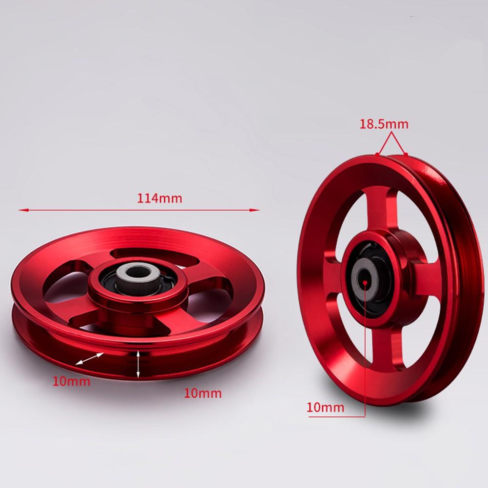 

Тросовый шкив Колесо Ролик Тренировка Тихий Снижение Шума 114mm red