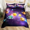Galakse Planet Trykt Dynetrekk Univers Dekor Sengetøy Dynetrekk Solsystem Ytre Rom Tenåring Barn Gutter 3D Astronomi Tema