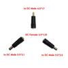 Universal DC3.5x1.35mm Female to DC4.0x1.7mm/5.5x2.1mm/DC5.5x2.5mm Male Adapter for Laptop, Camera Plug Converter