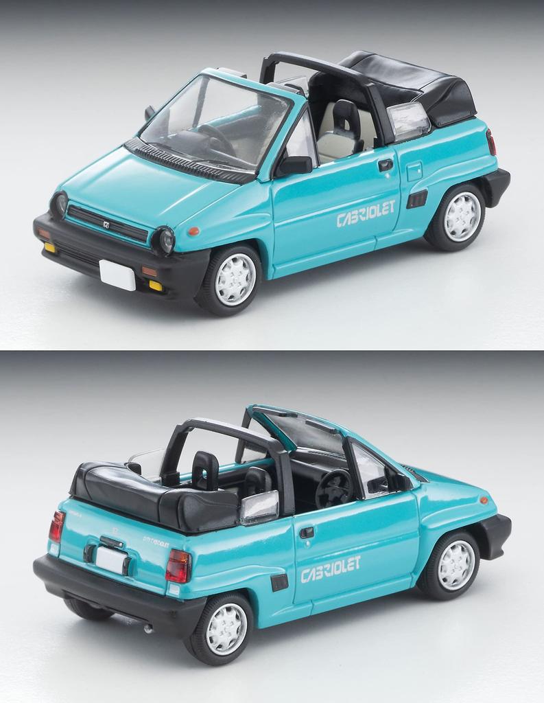 Tomytec Tomica Limited Vintage Neo Scale Honda City Light 1984 Finished Product 1/64 LV-N262a Cabriolet, Blue, Model,