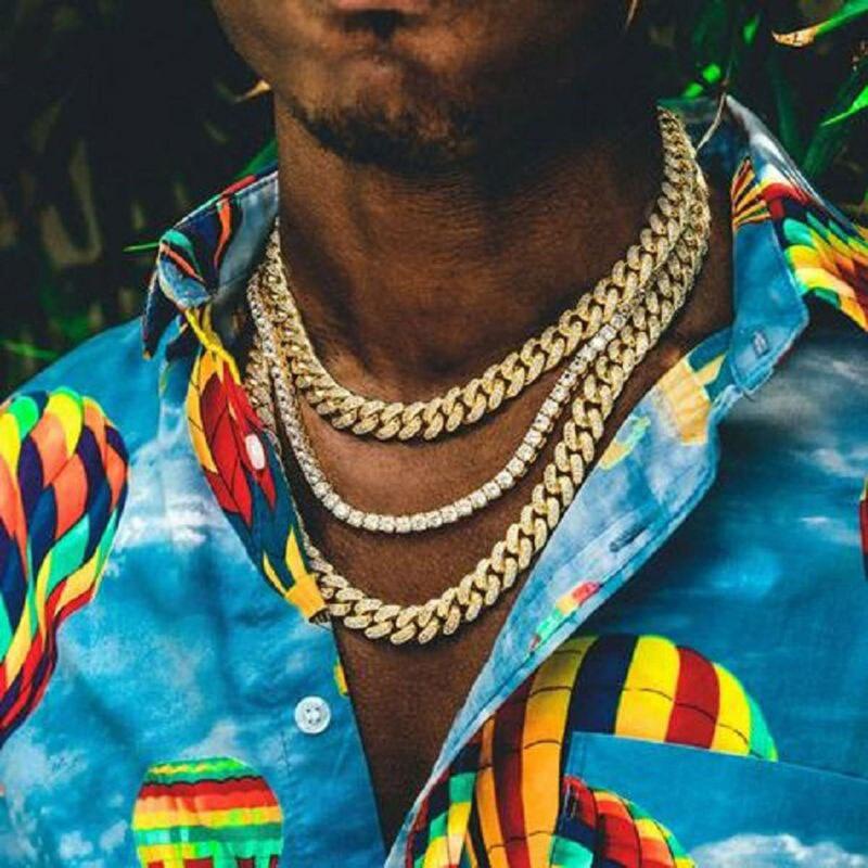Hip Hop Thick Chain Choker Necklaces 