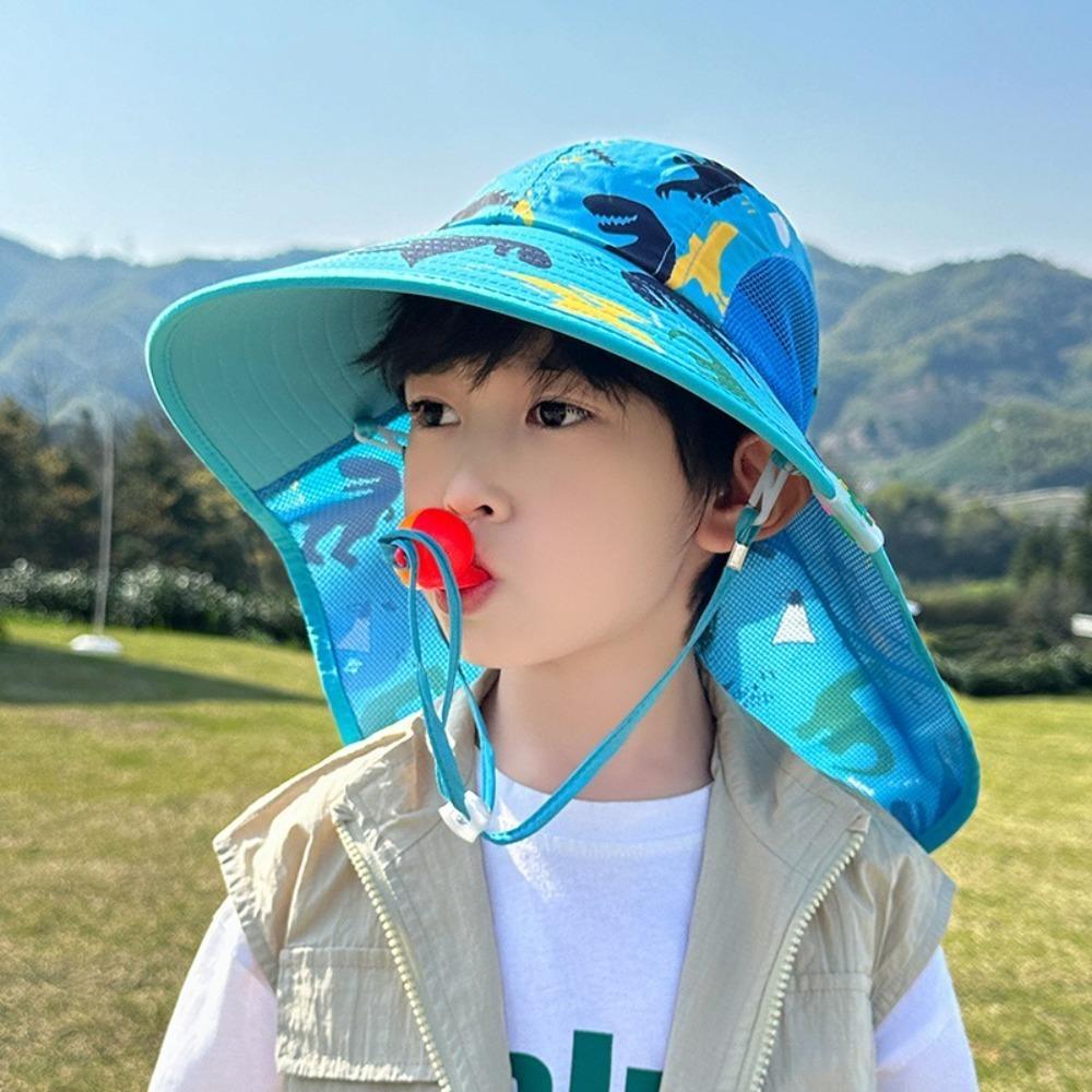 Anti-UV Fisherman Hat Wide Brim Bucket Hat New Beach Hat  Boys Girls
