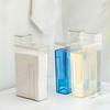 Transparent Laundry Powder Storage Box with Measuring Cup Detergent Powder Tank