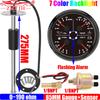 7 Color LED MultiFunction 85mm Gauge Oil Pressure+Water Temperature+Fuel Level Gauge+Voltmeter with Sensor 0-190ohm Auto Car 12V