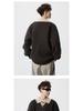 Men's American Retro Faux Two-Piece Polo Collar Sweater - Autumn/Winter Clean Fit Loose Casual Knitwear