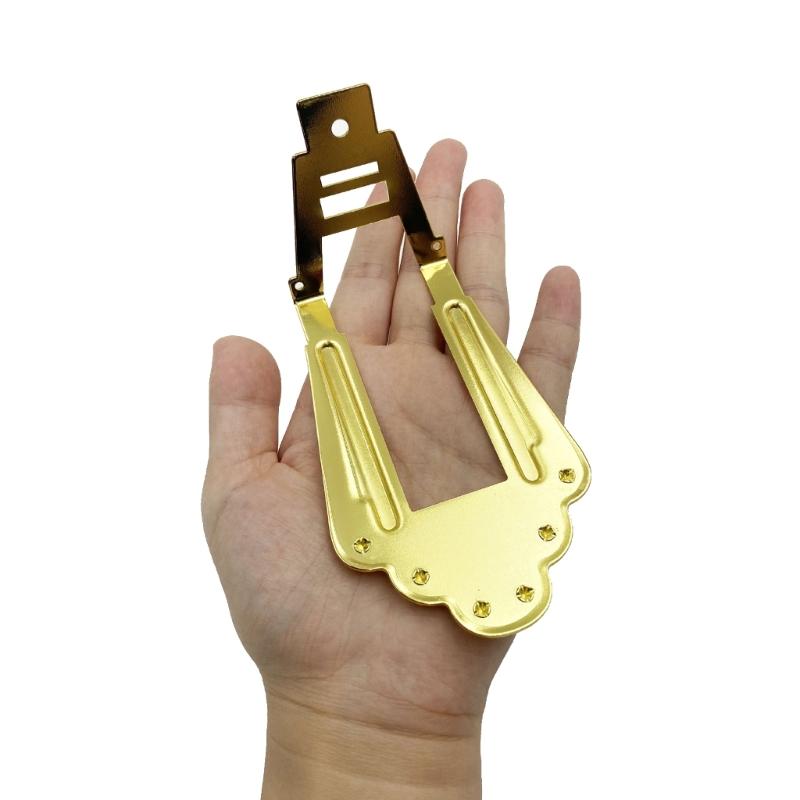 Heavy Duty Jazz Guitar Bridge Metal Texture Suitable for Enhancing Volumes and Customizable String Height Adjustment