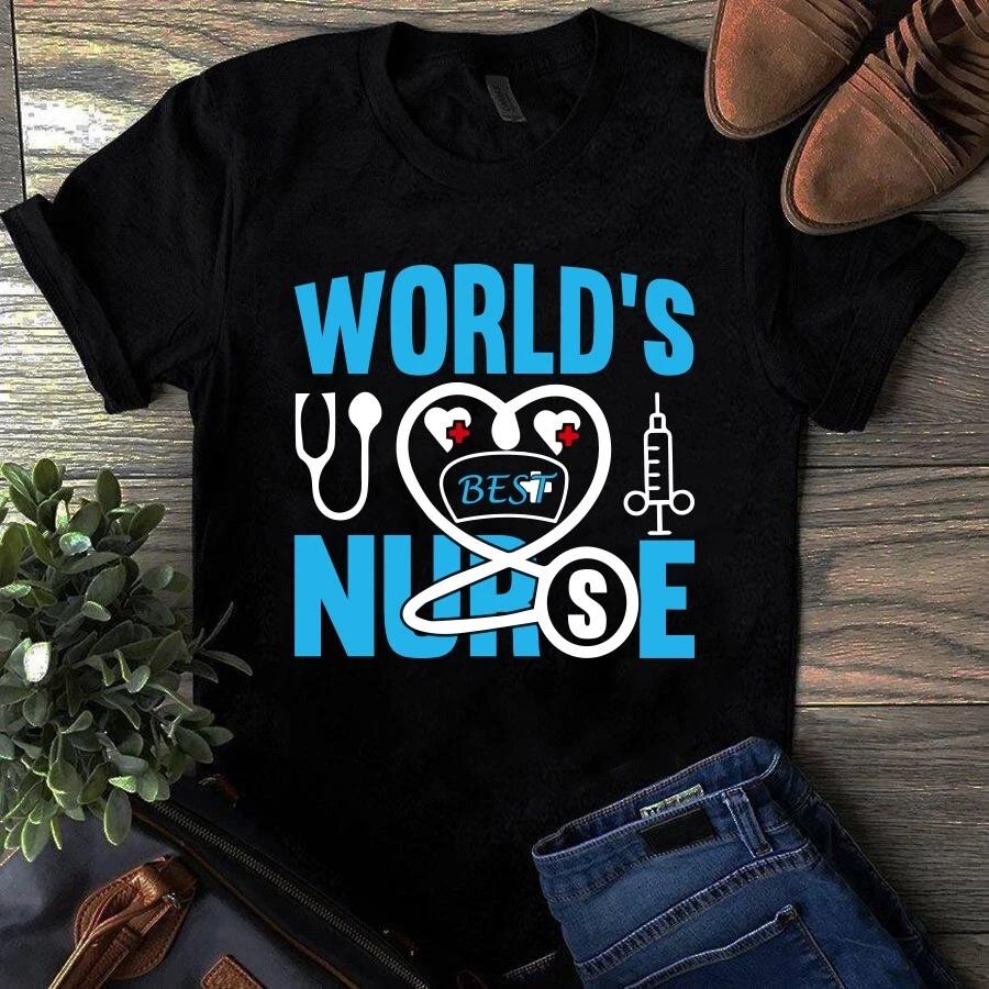 Men s and Women s T-shirts World s Best Nurse Nurse Tool Gift M