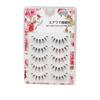 Lashie - Set of 5 Pairs: Spikey Clear Band False Eyelashes
