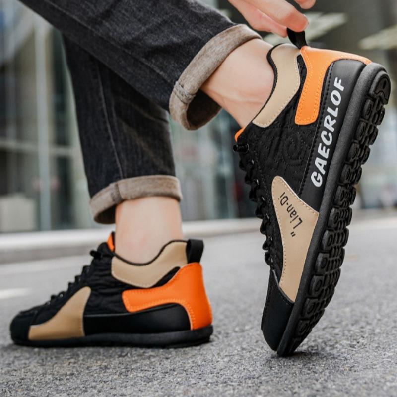 High Quality Men Shoes Fashion Sneakers Light Pu Leather Casual Oes Walking Flats Luxury Tennis Shoes for Men Sport Running Shoe