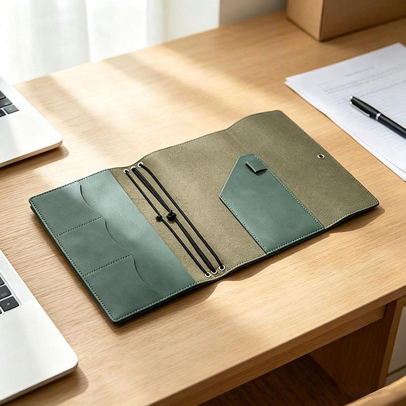 Pokrowiec na planner w stylu vintage ze skóry PU Odporny na zarysowania Ochraniacz na notes z luźnymi kartkami do użytku biurowego