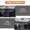 For BMW 6 Series E63 E64 2004-2009 Soft Carbon Fibre Car Center Console Co-pilot Decorative Strips Trim Sticker Accessories