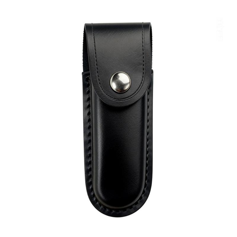Handcrafted Leather Cutter Sheath Cutter Holder For Compacts Fixed Blade Outdoor Hand Stitched Water Resistant Design