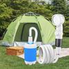 Temperature & Battery Digital Display Portable Camping Shower Outdoor Bathing Supplies  Household