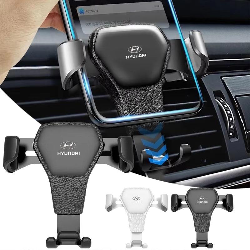 1Pcs Car Phone Holder Vent Bracket GPS Navigation Mobile Car Styling For Hyundai Tucson 2021 Accent I10 I20 Kona Getz Solaris I30 Creta