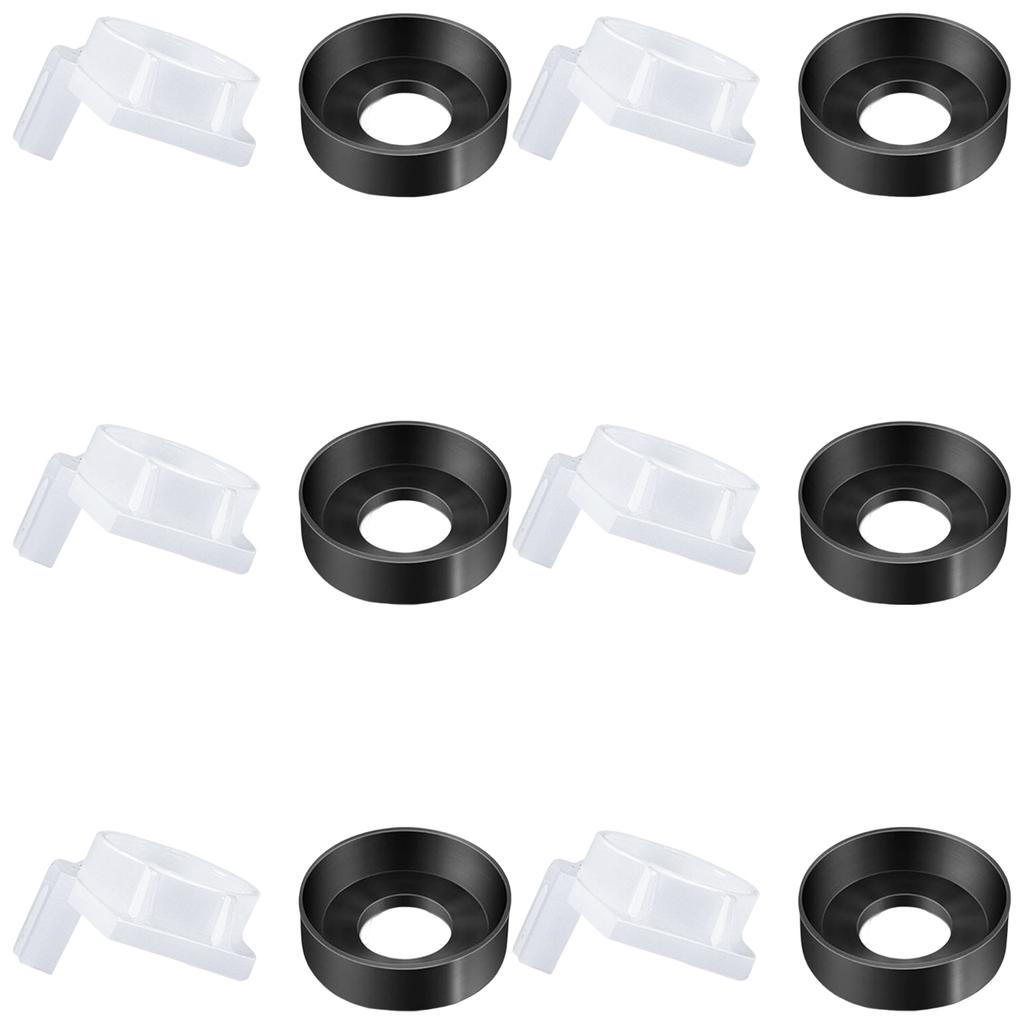 Bathtubs Spouts Diverter Repair Set Leakproof Fix Replacement Parts Portable Accessory for Shower Faucet Use 6pcs