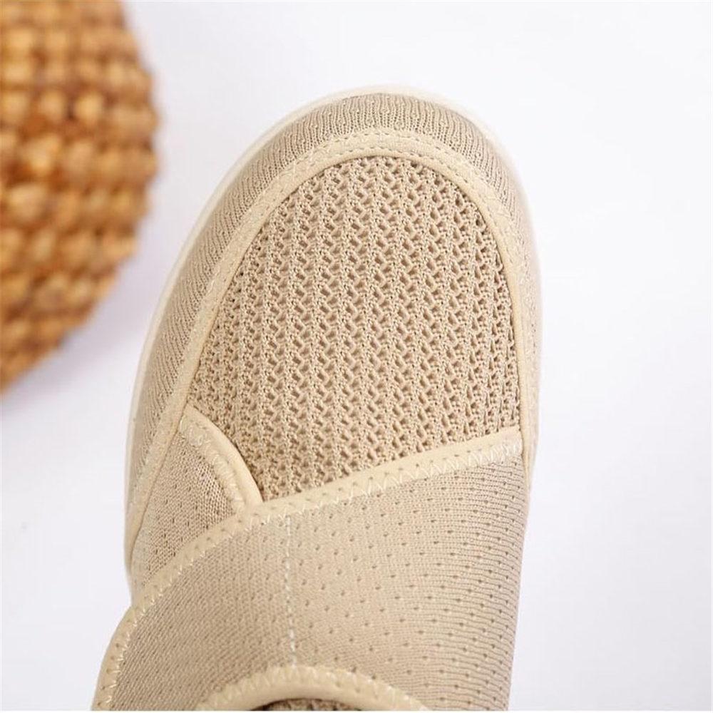 Womens Elderly Extra Wide Width Walking Shoes Adjustable Easy On/Off Slip-on Shoes for Swollen Feet