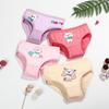 5PC  Baby Cartoon Underwear Girls Cotton Briefs Underpant Children Panties Short 2-10Years