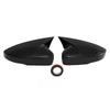 2014~2018  For Volkswagen VW Polo OX Horn Rearview Mirror Covers Cap Gloss Black