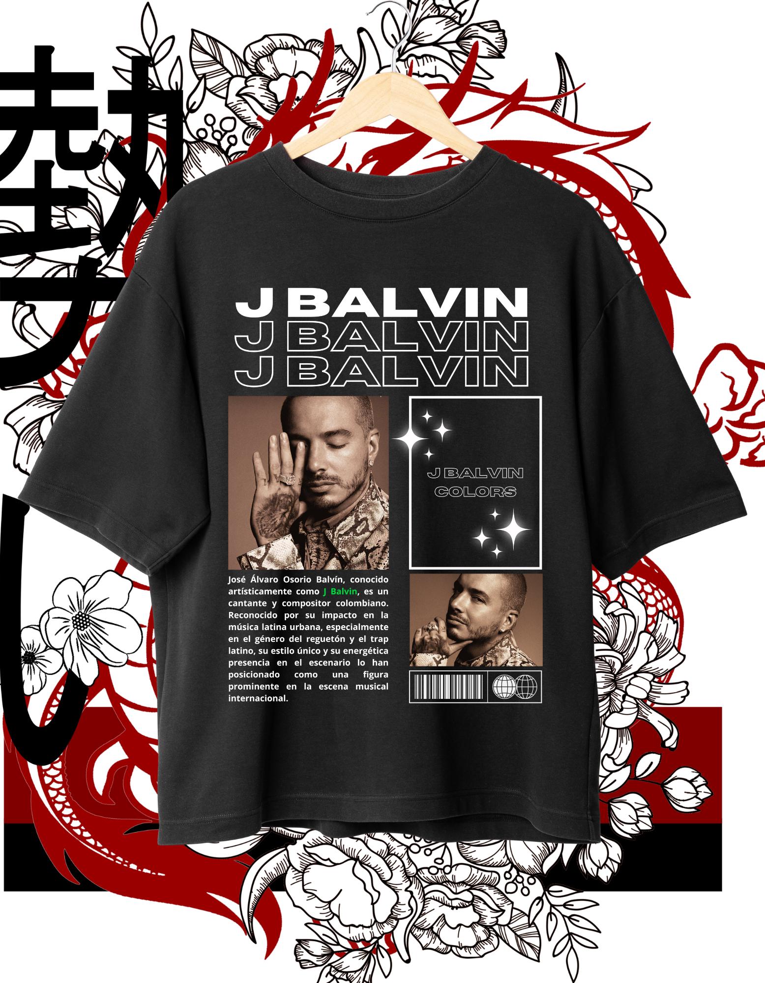 25 Summer J Balvin Retro 90s Pirate Pattern T-shirt, 100% Pure Cotton Printed Breathable  Y2k Men s and Women s Cool Casual Top S