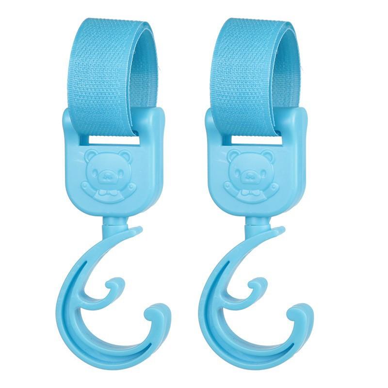Baby Safety Stroller Umbrella Car Nylon Strap 2 Hook Combination Hooks For Infant Pushchair Double Ring Buckle Hooks Set Of 1 2 Or 4 Hooks