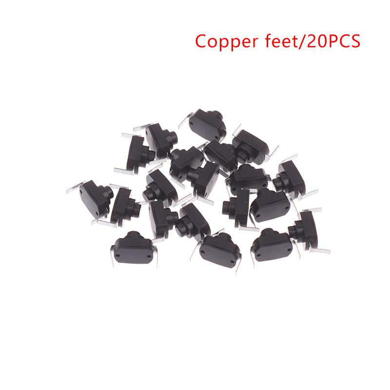 1208Yd 1288Bm Mini Druckschalter Selbstverriegelnder Schalter Rastender Ein/Aus-Schalter Mikroschalter für Elektrische Taschenlampe