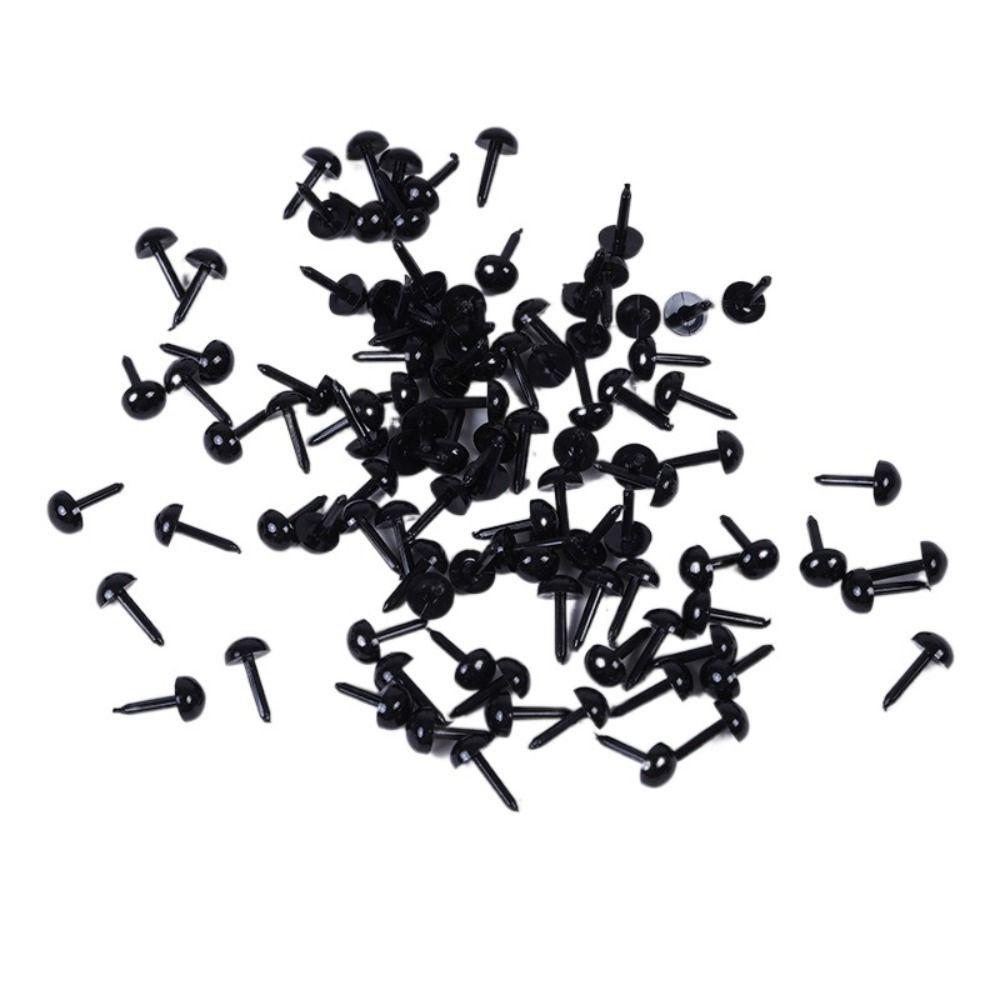 

200 шт. 3/4/5/6 мм Мини Безопасные Глаза 200 шт. Аксессуары для Кукол Высококачественные Глаза для Кукол Валяние Иглой 3mm чёрный