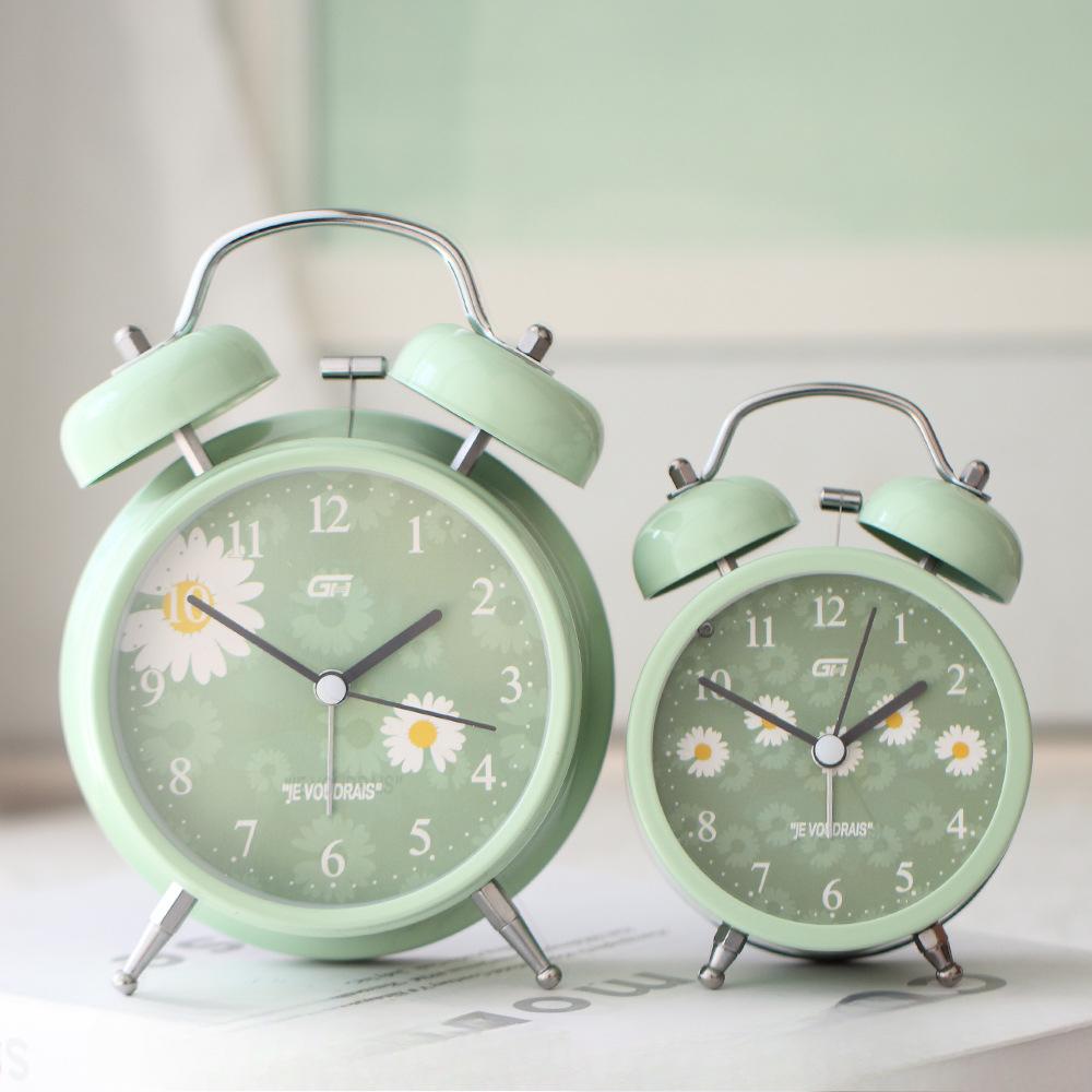 Silent Little Alarm Clock Boy Cartoon Children Female Student Special Bedroom Bedside Luminous Creative Loud Sound Cute Clock
